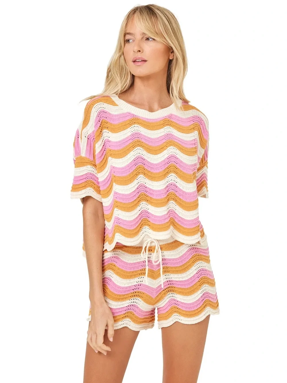 LSPACE Make Waves Shorts in Catching Sunsets - Size S